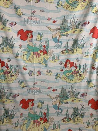 Vintage The Little Mermaid Twin Sheet Set Disney Classics Disney Princess Fabric