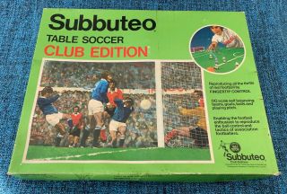 Vintage 1970s Subbuteo Table Soccer ‘club’ Edition