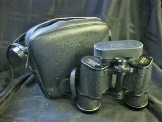 Vintage Sears Model No.  6232 Coated Optics Binoculars With Soft Case
