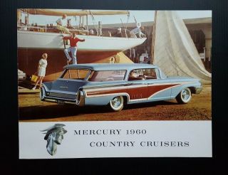 1960 Mercury Cruiser Car Sales Brochure Station Wagons