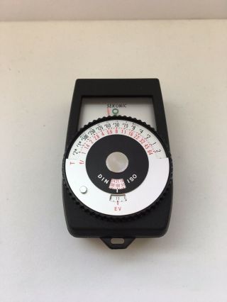 [N.  Mint] Sekonic Auto - Lumi L - 158 Analog Exposure Vintage Light Meter From Japan 2