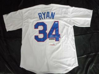 Autographed Mlb Texas Rangers Jersey Signed Psa Nolan Ryan