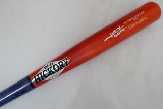 Juan Soto Autographed Signed Red Old Hickory Bat Nationals Beckett Bas 138459