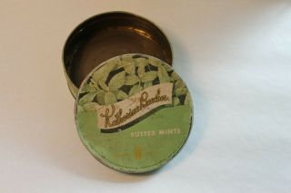 Vintage Katherine Beecher Butter Vintage Tin