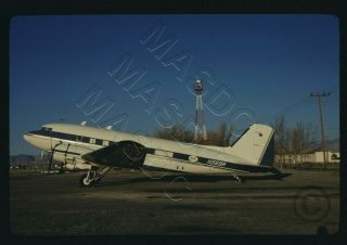 33 - 35mm Kodachrome Aircraft Slide - Resan Inc Douglas C - 53 N569r @ Las In 1971