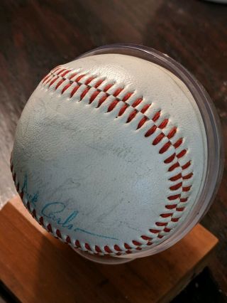 Mickey Mantle,  Hank Bauer,  Lefty Gomez,  Ewing Kauffman,  Autographed Baseball