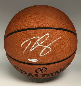 Ben Simmons Signed Full Size Basketball Autographed Auto Uda Buckets 76ers