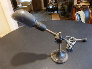 O.  C.  White Desk Task Lamp Articulated Vintage Industrial Antique