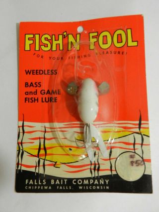 Vintage Fishing Lure - Falls Bait Co.  - Fish 