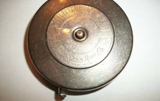 Vintage Chrome Clad Lufkin Rule Co,  Saginaw,  Michigan 144 Inch Millmens Tape Meas