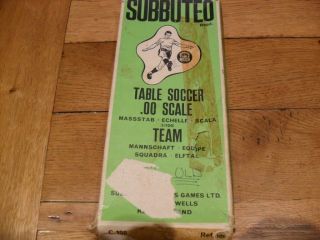Vintage Subbuteo Team Carlisle/birmingham City Ref 101