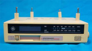 Vintage Ge Spacemaker Kitchen Cabinet Am/fm Radio Cassette Player 7 - 4260