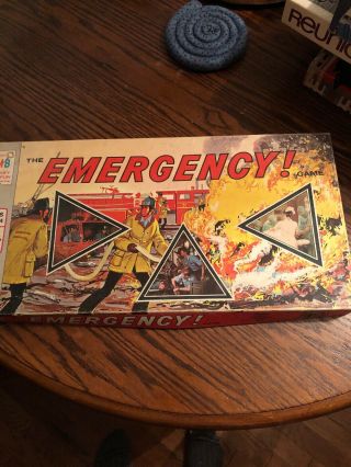 Vintage The Emergency Board Game Complete Milton Bradley 1973