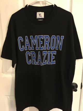 Duke University Blue Devils Basketball " Cameron Crazie " Men 