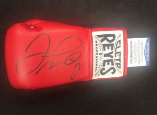 Floyd Mayweather Auto Signed Red Cleto Reyes Boxing Glove - Beckett