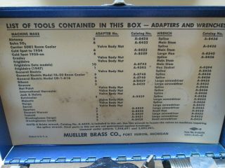 Vintage Mueller Brass Co.  Streamline Charging and Purging Valve Kit 2