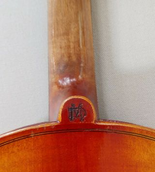 Old Vintage Antique French Violin Branded Dessoulavy (Laberte) 4/4 Exc Cond B/O 3
