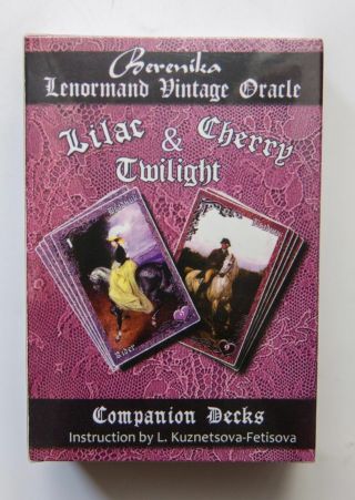 Lilac & Cherry Twilight - Lenormand Vintage Oracle Ленорман 73 Cards
