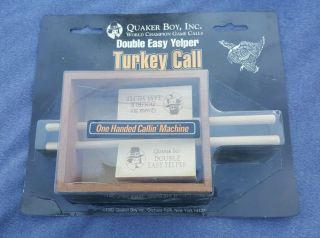Vintage Quaker Boy Double Easy Yelper Turkey Call 1992 In Package