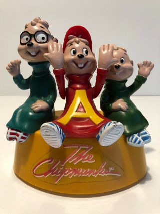1984 Alvin And The Chipmunks Singing Toothbrush.  Vintage Toys.  80’s Kids