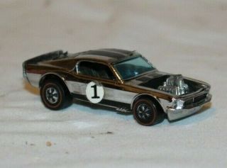 1969 Vintage Hotwheels Redline Mustang Boss Hoss Drag Race Car
