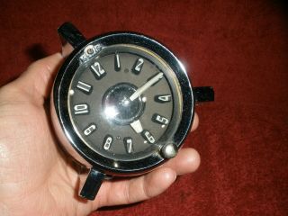 Vintage 1950s Pontiac Clock 1953 Jaeger Co Dash Speaker Glove Box Chieftian 1954