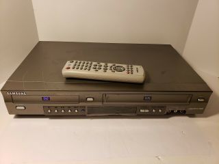 Samsung Dvd - V3650 Dvd/vcr Combo Player Vhs 4 - Head Hi - Fi Vintage Euc W/ Remote