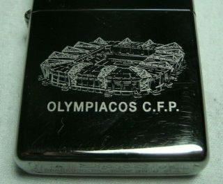 ZIPPO Olympiakos C.  F.  P.  Greek football team petrol lighter 2005 147 2