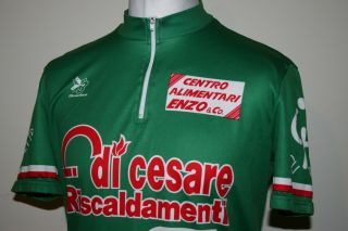 Threeface Team Alitalia Italian 1/4 Zipper Vintage Cycling Jersey Shirt L/xl