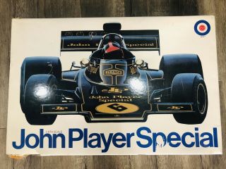 Vintage 1971 John Player Special Lotus F1 72d 1/8 Scale Entex Model 9039 Rare