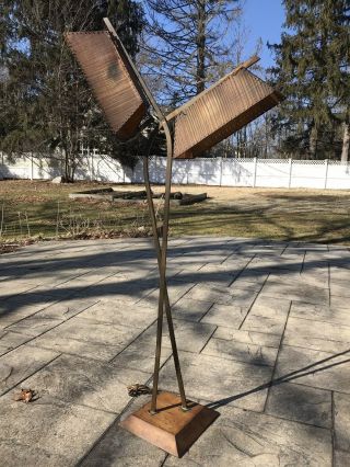 Rare Mid Century Modern Majestic Z Floor Lamp X Boomerang For Repair Restoration