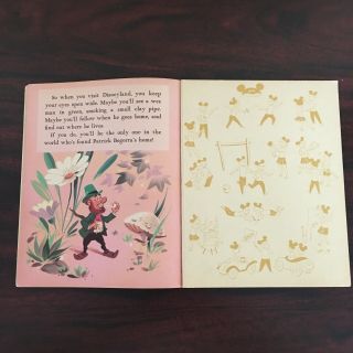 Vintage 1955 Disney ' s Little Man of Disneyland Mickey Mouse Club Book B edition 3