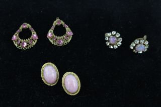 10 x Vintage CZECH FILIGREE JEWELLERY inc.  Peking Glass Bead Necklace,  Earrings 3