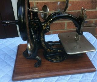 Antique Wilcox & Gibbs Chain Stitch Sewing Machine,  Vintage Home Decor,