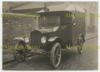 Old Motor Photograph Model T Ford Gpo / Post Office Delivery Van Vintage 1920s