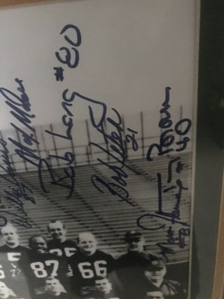 Green Bay Packers 1965 Champions Signed 16x20 3