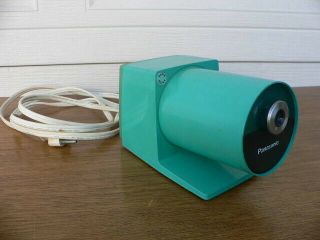 Vintage Panasonic Kp - 22a Pana Point Electric Pencil Sharpener Turquoise Teal