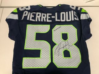Kevin Pierre - Louis Signed Seattle Seahawks Game Jersey