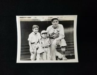 1934 Dizzy Dean St Louis Cardinals 4.  5 X 3.  5 " Type 1 Vintage Photo