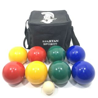 Sportcraft Classic Bocce Ball Set Imported From Italy Vintage With Bag Complete