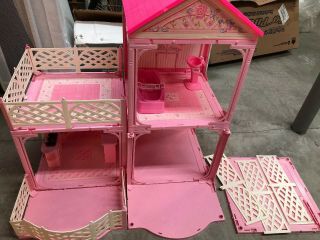 1995 Barbie Pink N Pretty House - Not Complete W Box - See Desc Vintage Furniture