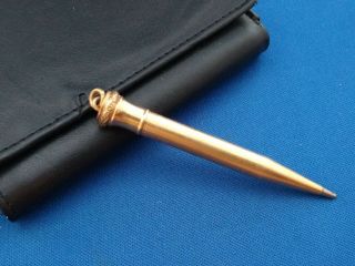 Vintage Wahl Eversharp 3 " Mini Gold Filled Mechanical Pencil W/ Ring Top