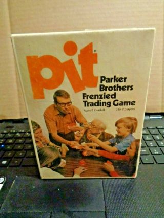Vintage C.  1973 Pit Frenzied Trading Card Game No.  661 Parker Bros - Complete