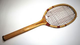 Vintage/antique Wooden Tennis Racket G.  Bussey & Co,  Majestic,  England C 1910