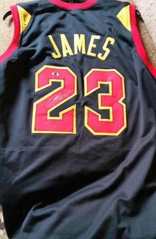Lebron James Signed Autographed Cleveland Cavaliers Jersey