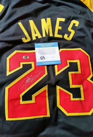 LeBron James Signed Autographed Cleveland Cavaliers Jersey 2