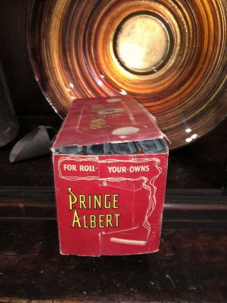 Vintage Prince Albert Crimp Cut Smoking Tobacco Case With 12 Empty Tins 3