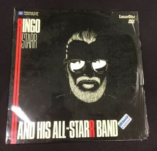 Vintage Laserdisc Ringo Starr And His All - Starr Band Pa - 090 - 007 Vg,