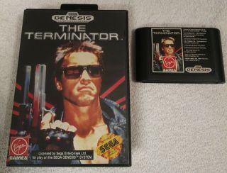 Sega Genesis The Terminator Video Game 1991 Vintage