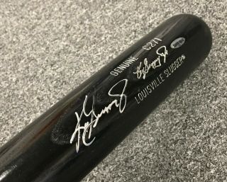 Ken Griffey Jr Signed 34 " Bat Autographed Auto Uda Seattle Mariners Hof